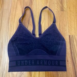 Under armor purple sports bra
